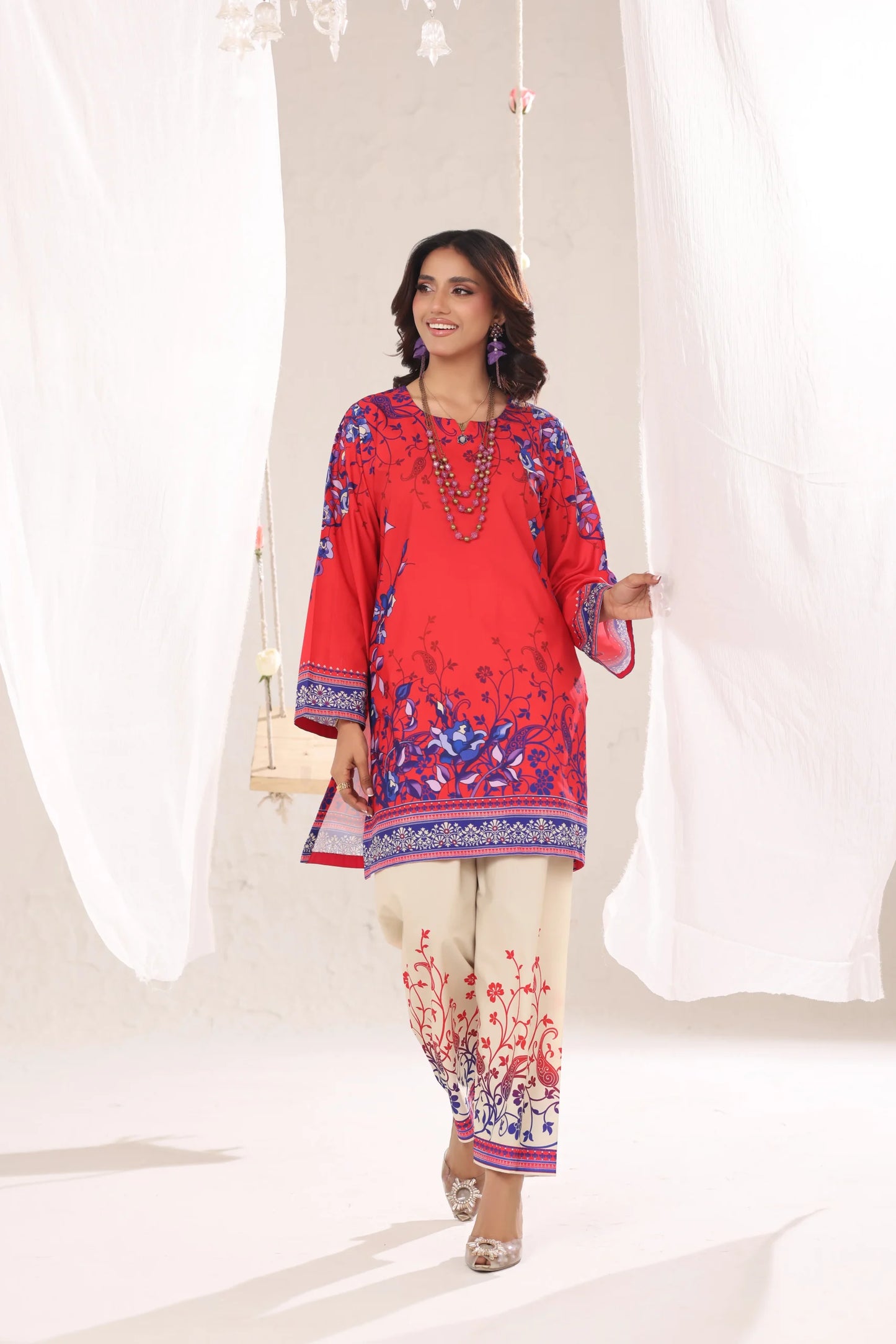 Meyarah Printed Sets 3 Piece Stitched Suit (Ziora)