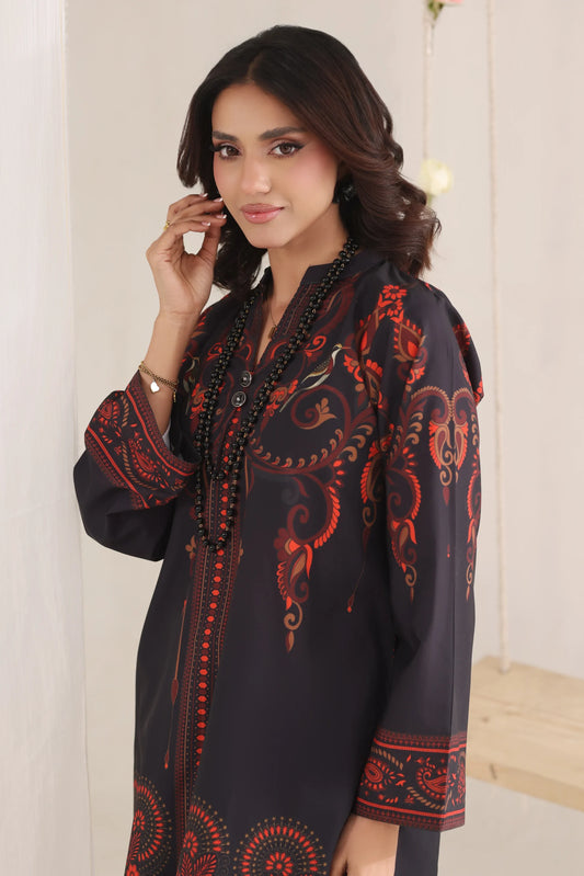 Meyarah Printed Sets 3 Piece Stitched Suit (Bareh)