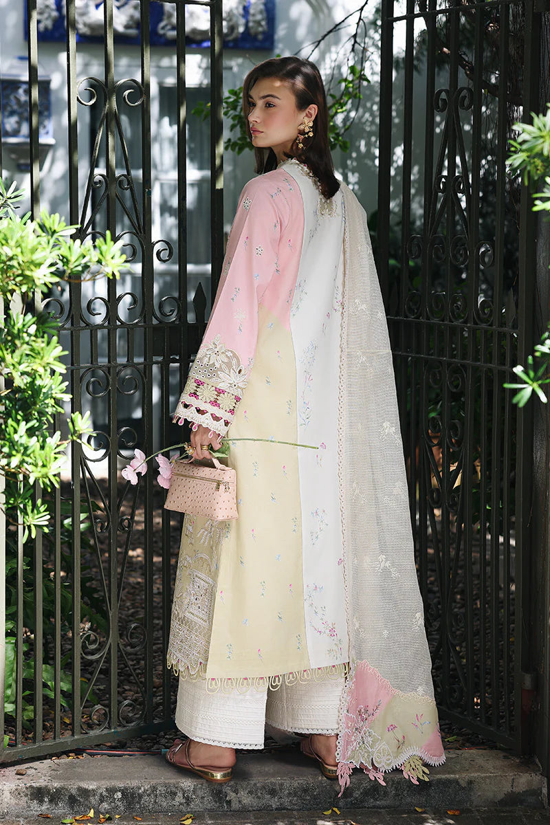 QLINE by QALAMKAR – AYLIN | Digital Printed Chikankari Embroidered Lawn Unstitched 3-Piece Suit