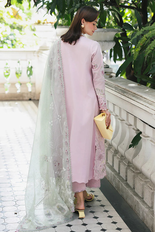 QLINE by QALAMKAR – INAYA | Chikankari & Digital Printed Lawn Unstitched 3-Piece Suit
