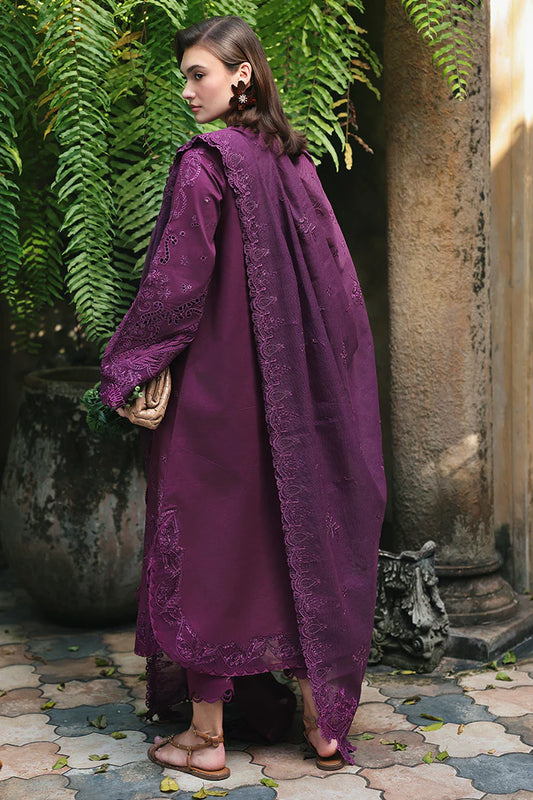 QLINE by QALAMKAR – LIORA | Chikankari Embroidered Lawn Unstitched 3-Piece Suit