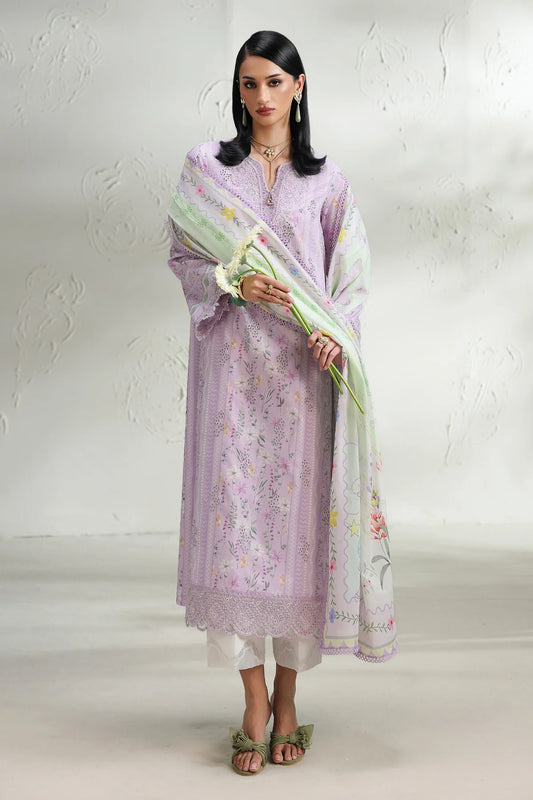 Qalamkar Qprints Digital Printed Unstitched 3 Piece Suit (Elsie)