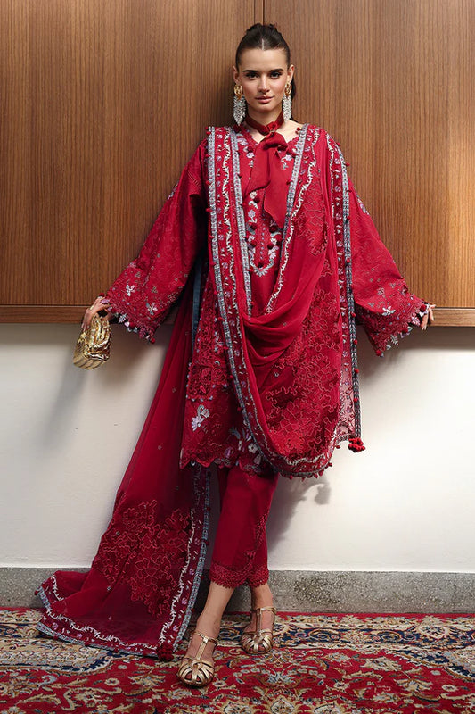 Qalamkari Chikankari Eid Edit -CM#03 (RUBY)