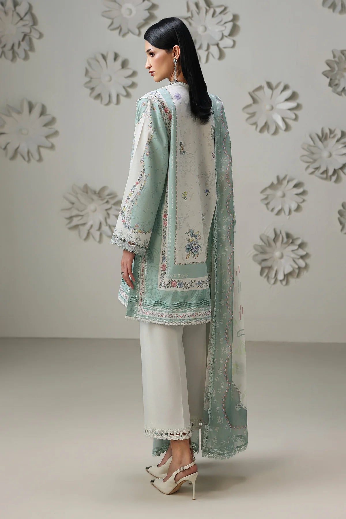 Qalamkar Qprints Digital Printed Unstitched 3 Piece Suit (Rasha)