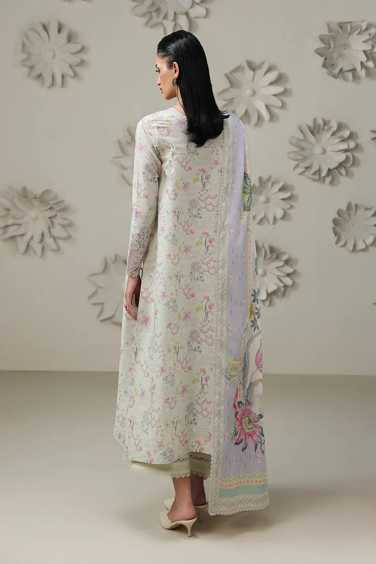 Qalamkar Qprints Digital Printed Unstitched 3 Piece Suit (Ameena)