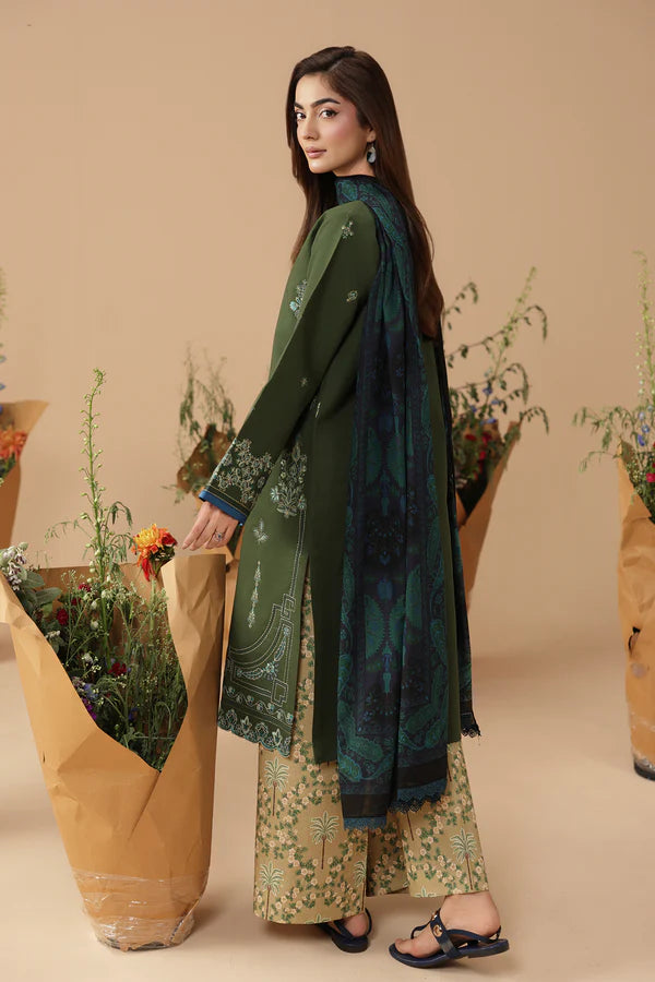 RajBari Jahaan Embroidered Lawn 3 Piece Unstitched Suit (07)