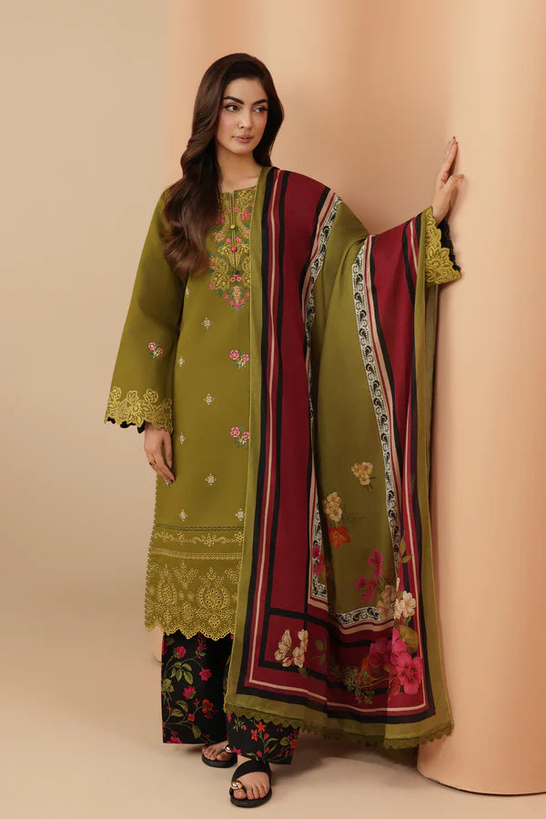 RajBari Jahaan Embroidered Lawn 3 Piece Unstitched Suit (10)