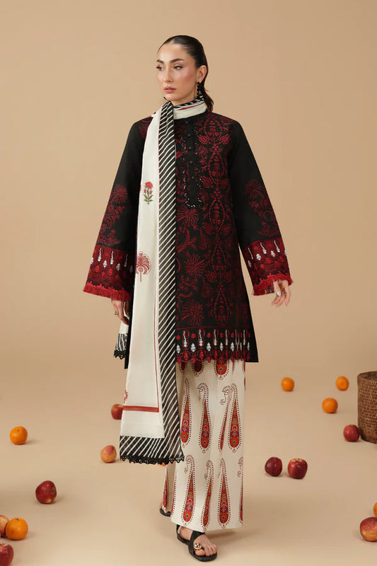 RajBari Jahaan Embroidered Lawn 3 Piece Unstitched Suit (02)