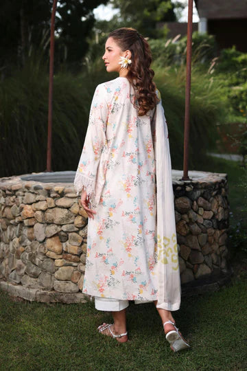 PrintKaari By Raaya Embroidered 3 Piece Stitched Suit (Rosevelle)
