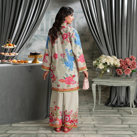 REGALIA Lawn RTW Printed Co-Ord Set – 2 Piece | CB1-1