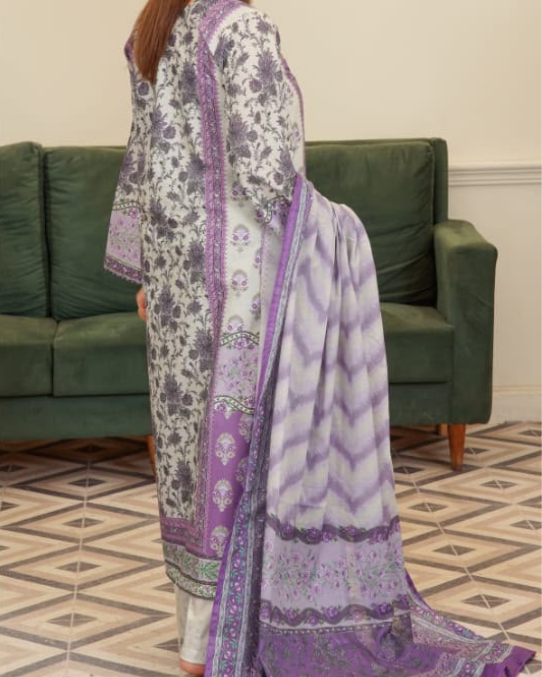 Hayat Luxury Printed 3 Piece Stitched Suit