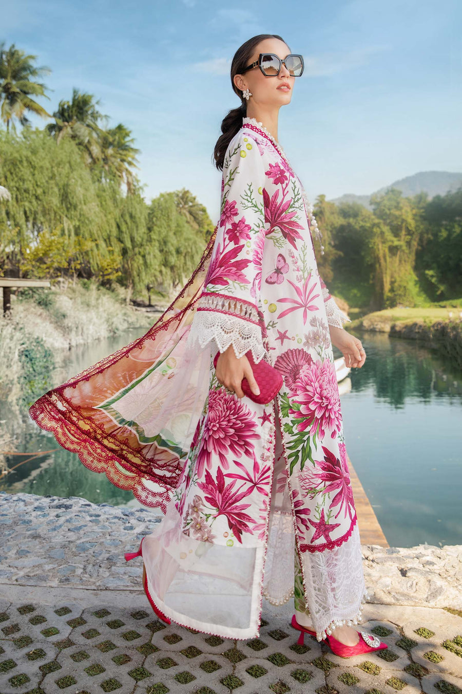 Maria B Mprint 10A Lawn Collection 25'