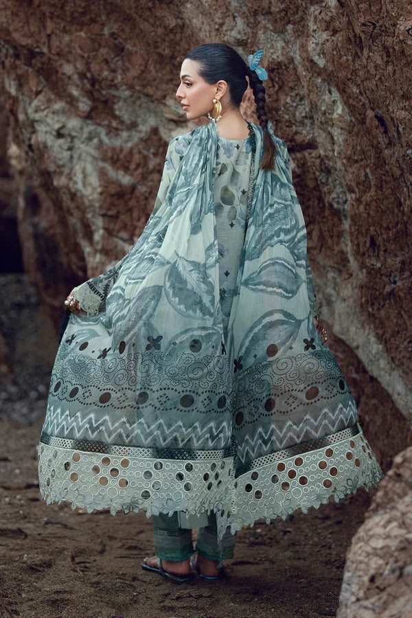 Gardenia by Nurèh – Embroidered & Printed Lawn 3 Piece Suit with Chiffon Dupatta (NSG-206)