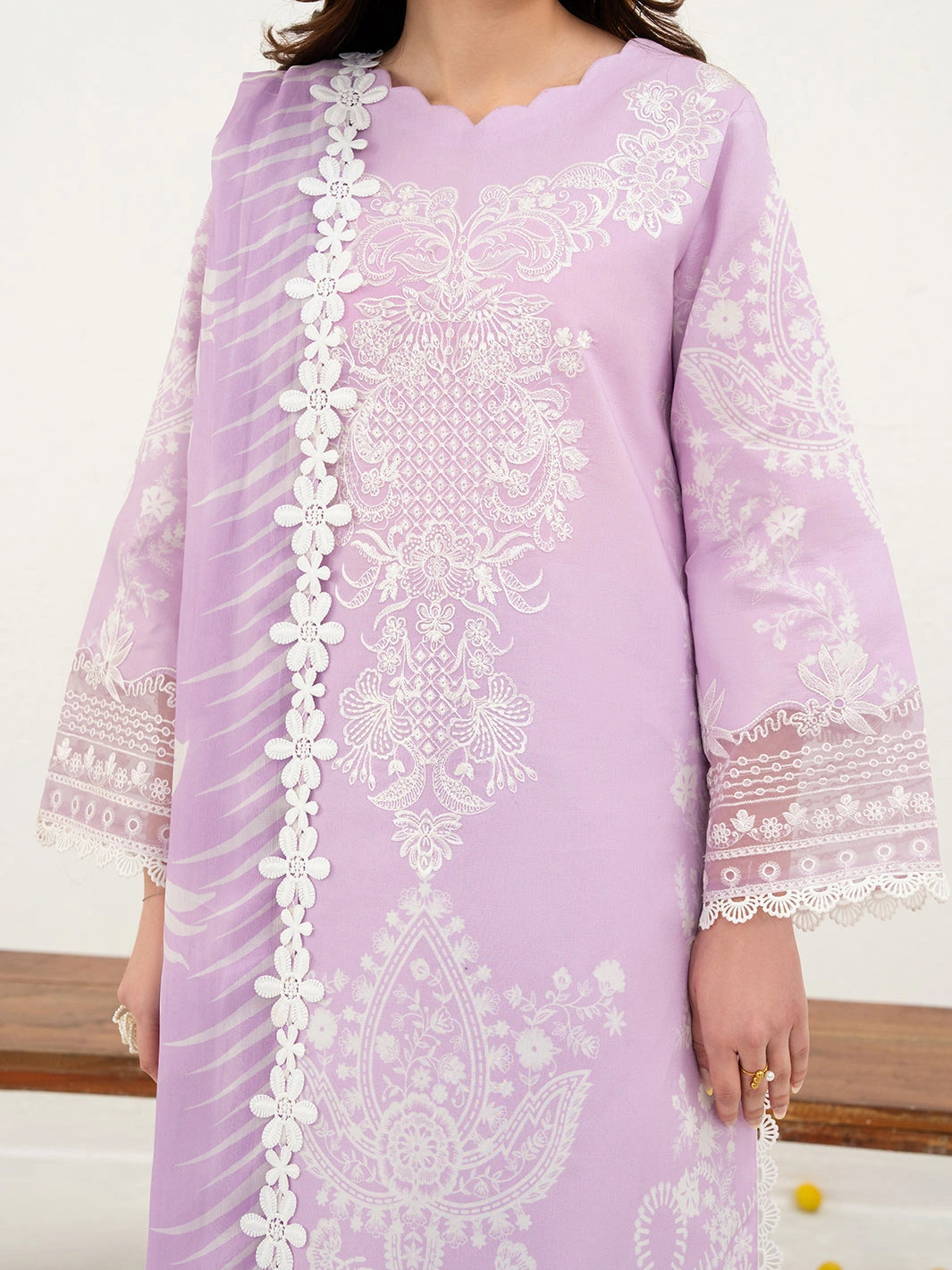 Annaya by Mahnur | Embroidered Lawn Unstitched 3-Piece Suit A-09