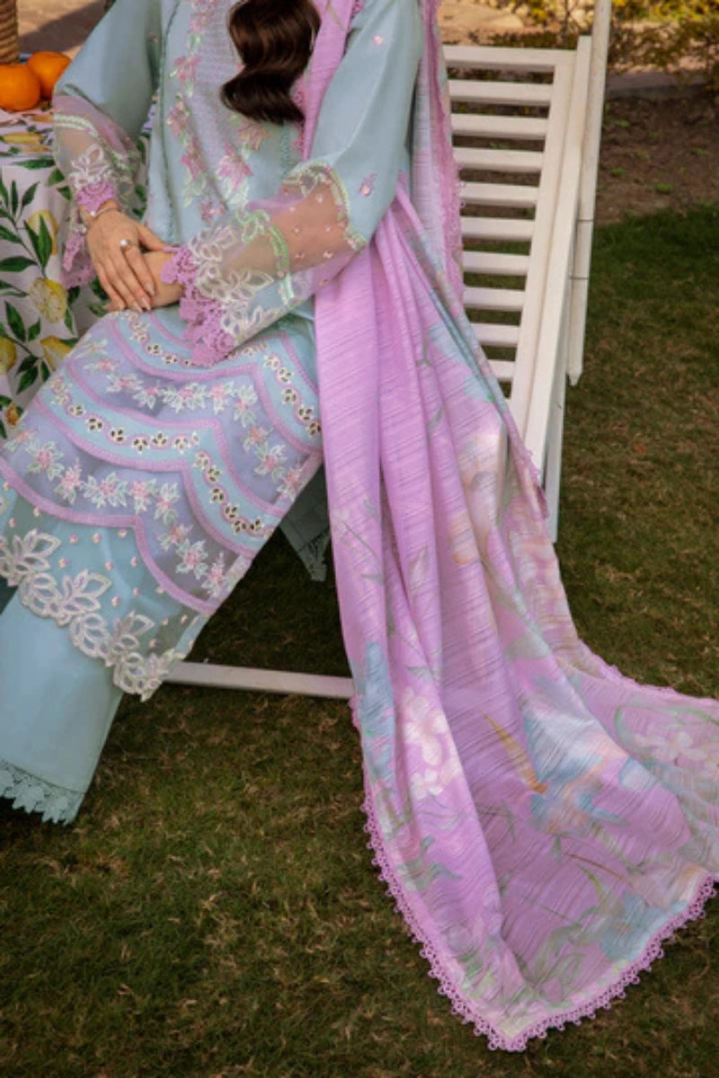 Rangrasiya Alizah | Dyed Lawn Embroidered Ready-to-Wear Suit