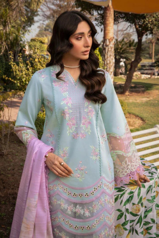 Rangrasiya Alizah | Dyed Lawn Embroidered Ready-to-Wear Suit