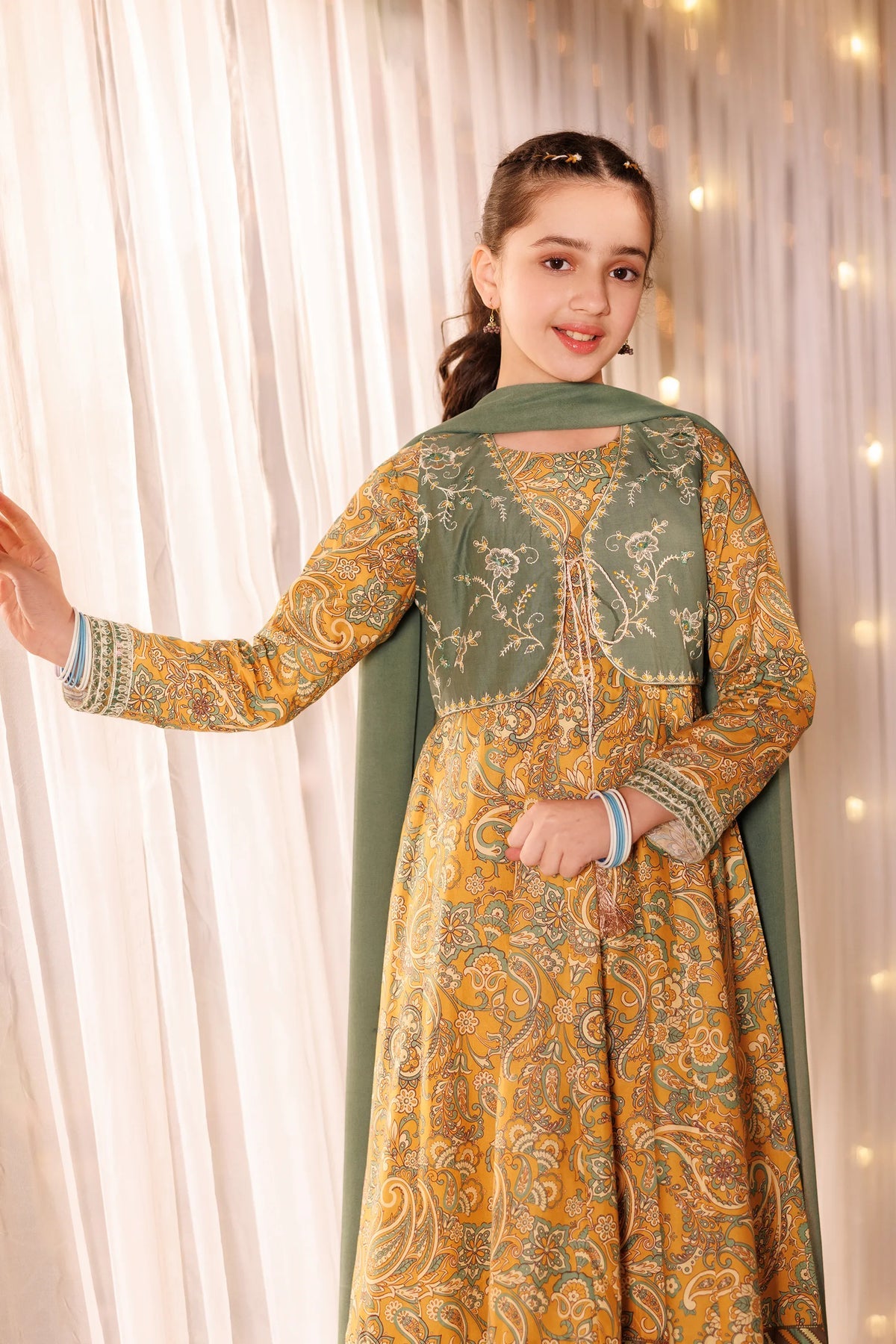 Garnet Embroidered Lawn Stitched 3 Piece Suit (Zoey) | Summer Collection 2026