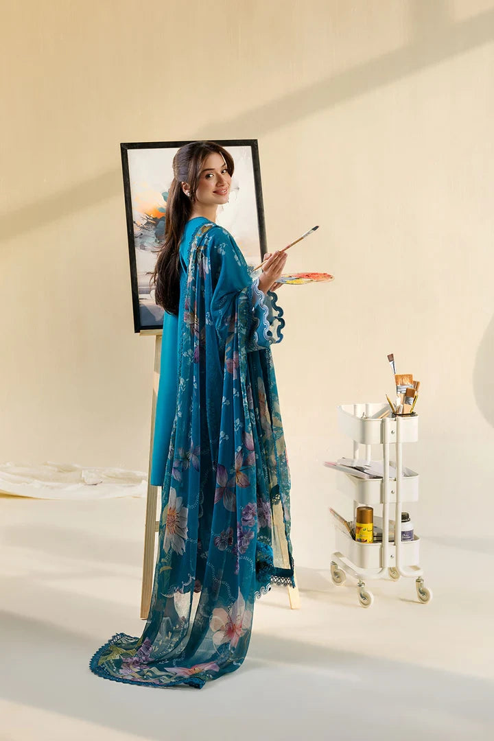 Sobia Nazir VITAL Embroidered 3 Piece Unstitched Lawn Suit (V-7A)