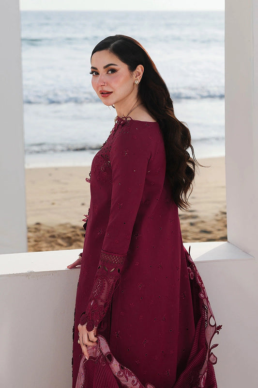 QALAMKAR Sahil | Luxury Chikankari Embroidered 3PC Lawn Suit with Jacquard Dupatta| NELAM