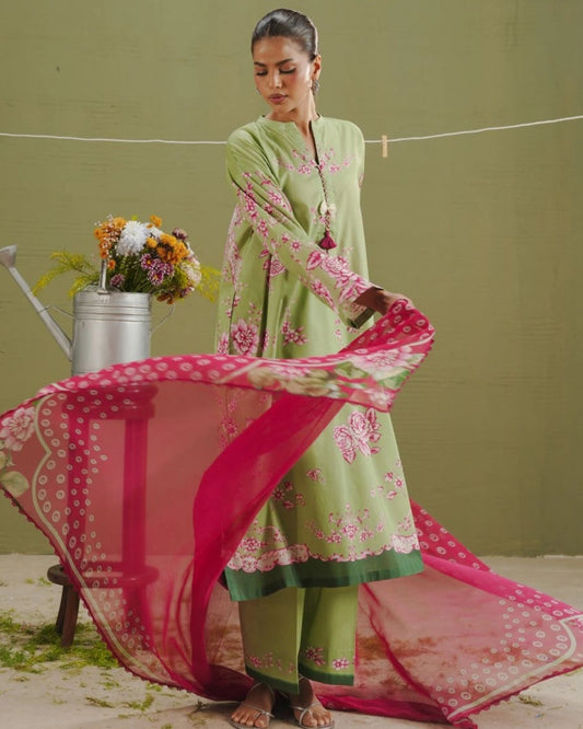 COCO Prints | 3-Piece Digital Printed Lawn Suit | (Unstitched) RIYA-2B