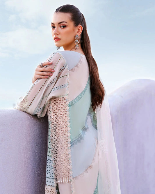 MARIA B LUXURY 3 Piece Embroidered Lawn Suit (Unstitched)
