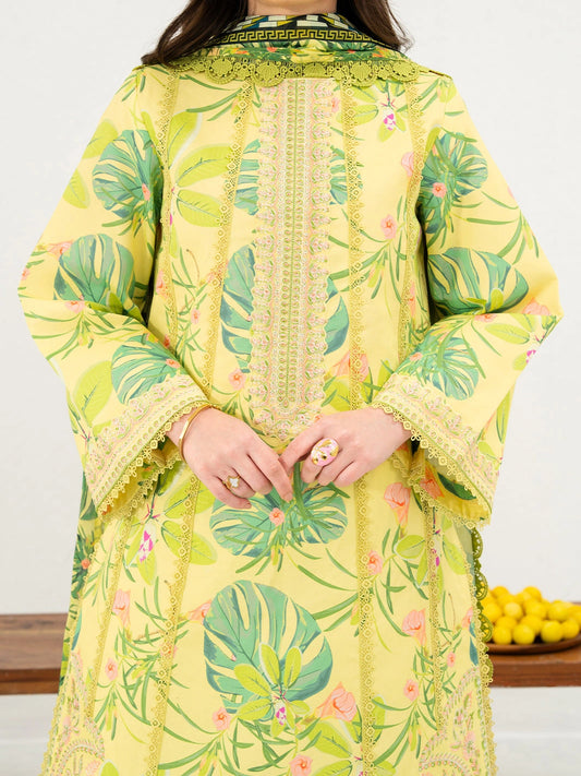 Annaya by Mahnur | Embroidered Lawn Unstitched 3-Piece Suit A-017