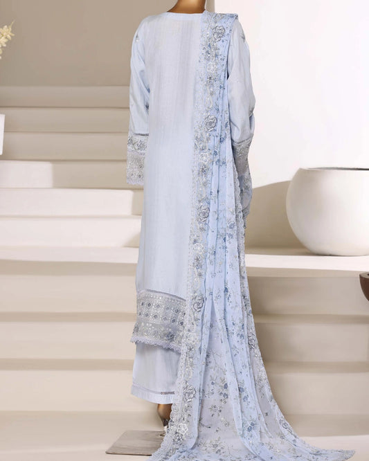 Sadabahar Luxury Embroidered Lawn Stitched 3-Piece Suit | Festive Collection