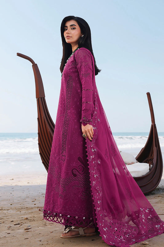 QALAMKAR Sahil | Luxury Chikankari Embroidered 3PC Lawn Suit | – Premium Festive Collection | ZARA