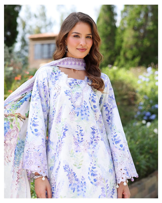 Print Kaari by Raaya – 2 Piece Unstitched Printed & Embroidered Lawn Suit (CALISTA)