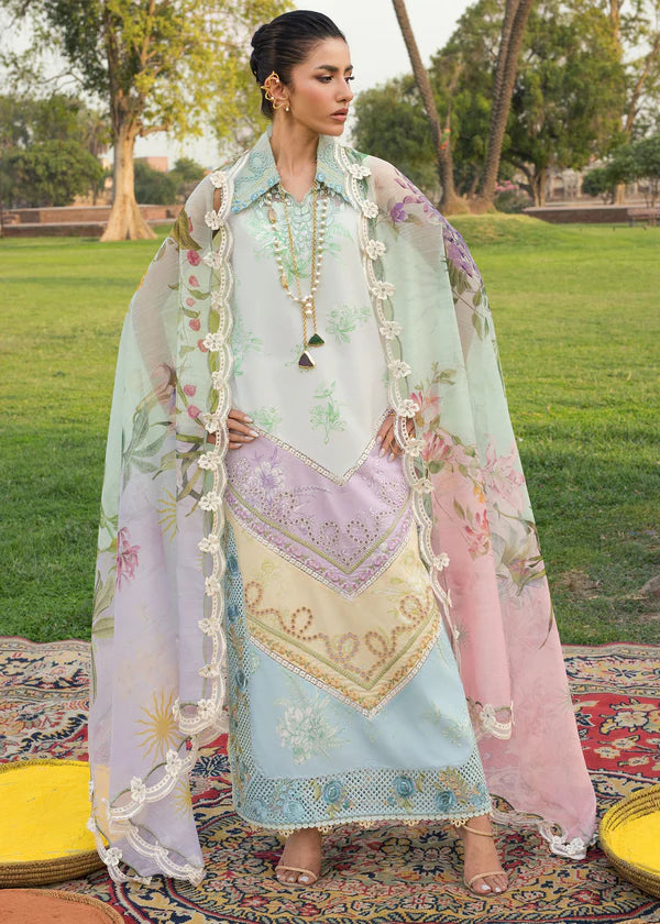 Saira Shakira by Bloom Unstitched Suite Lawn 26 (AVA 1A)