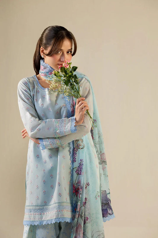 Sobia Nazir VITAL Embroidered 3 Piece Unstitched Lawn Suit (V-10B)