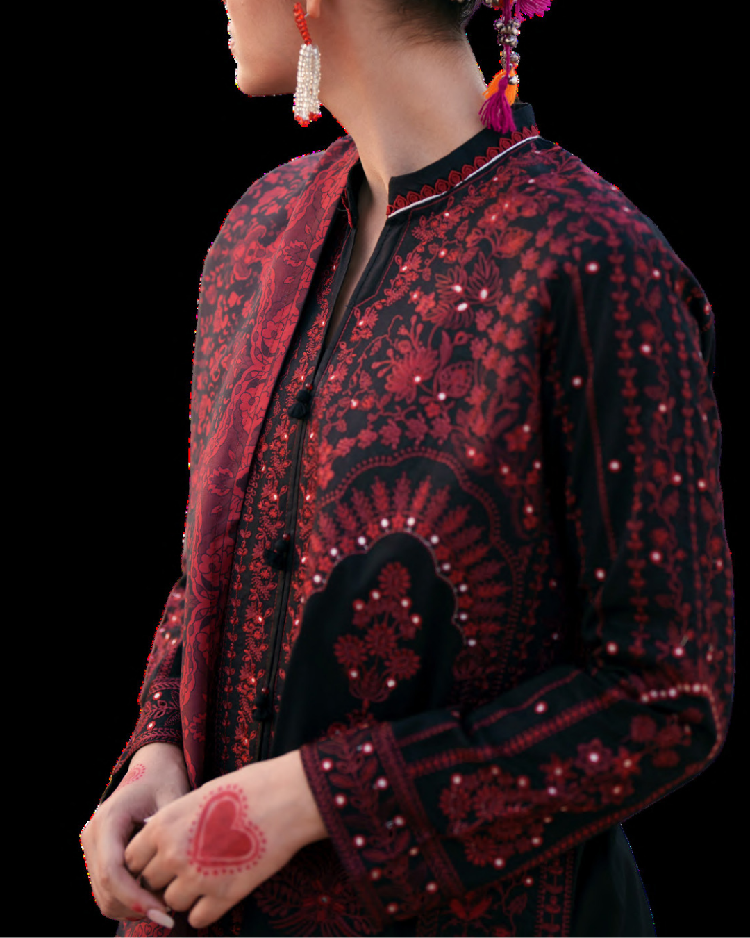 Casualite - Embroidered Lawn Stitched 3 Piece Suit (AUREVINE)