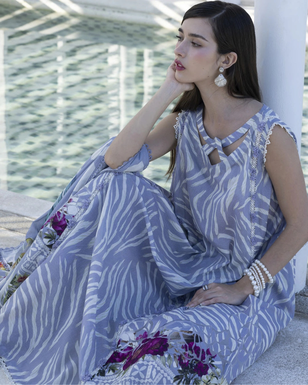 Elaf premium Presents SANTORINI – Prints Collection 2026 (Unstitched) EPN-3b