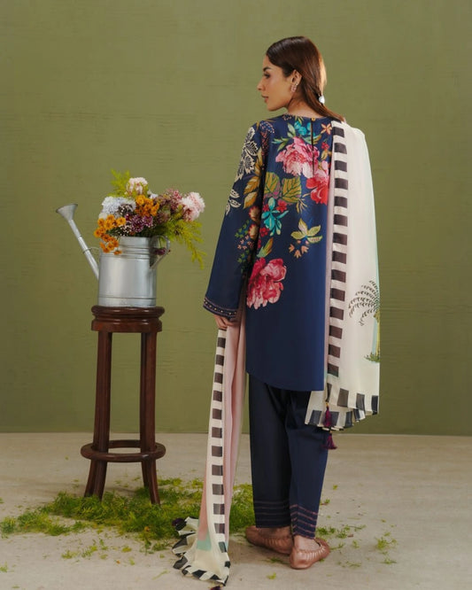 COCO Prints | 3-Piece Digital Printed Lawn Suit | (Unstitched) VERA-3B