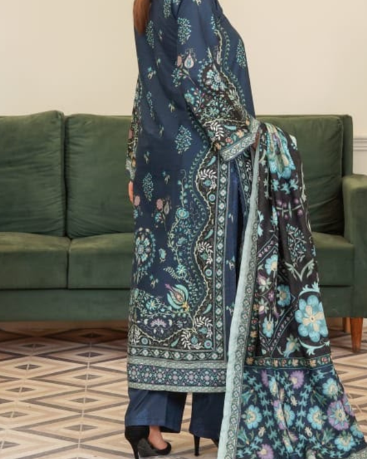 Hayat Luxury Printed 3 Piece Stitched Suit