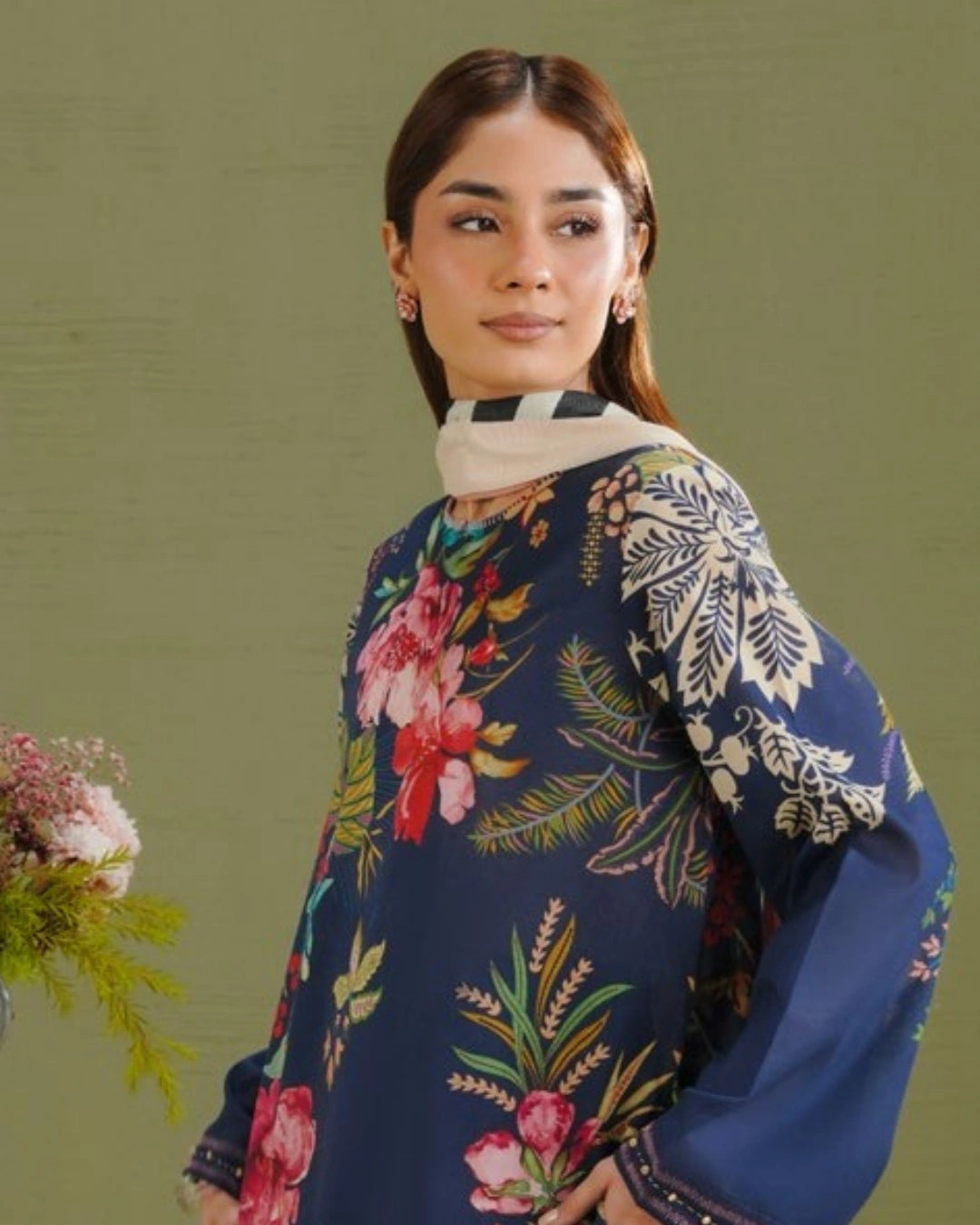 COCO Prints | 3-Piece Digital Printed Lawn Suit | (Unstitched) VERA-3B