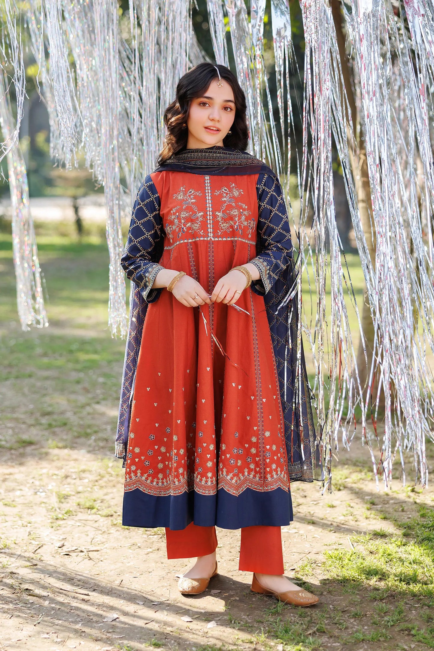 Garnet Embroidered Lawn Stitched 3 Piece Suit (Eloise) | Summer Collection 2026