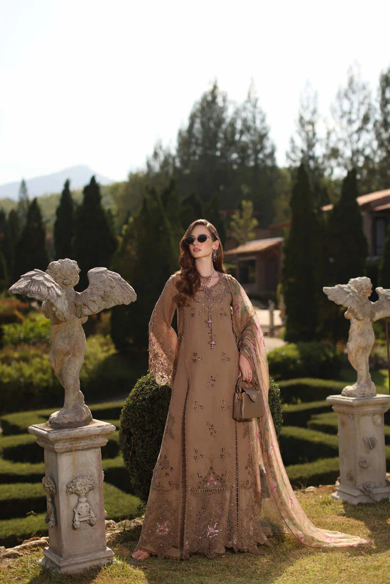 NOOR Luxury Lawn 3PC – Eid Special Handwork Schiffli Laserkari Suit (Unstitched) D8 - A - Selene