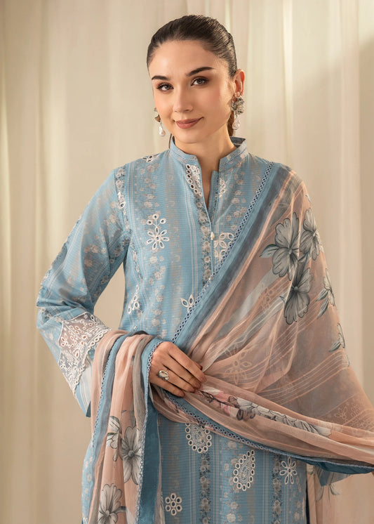 Amal Solace by Allys - Embroidered Chikankari 3 Piece Stitched Suit (DL – 02)