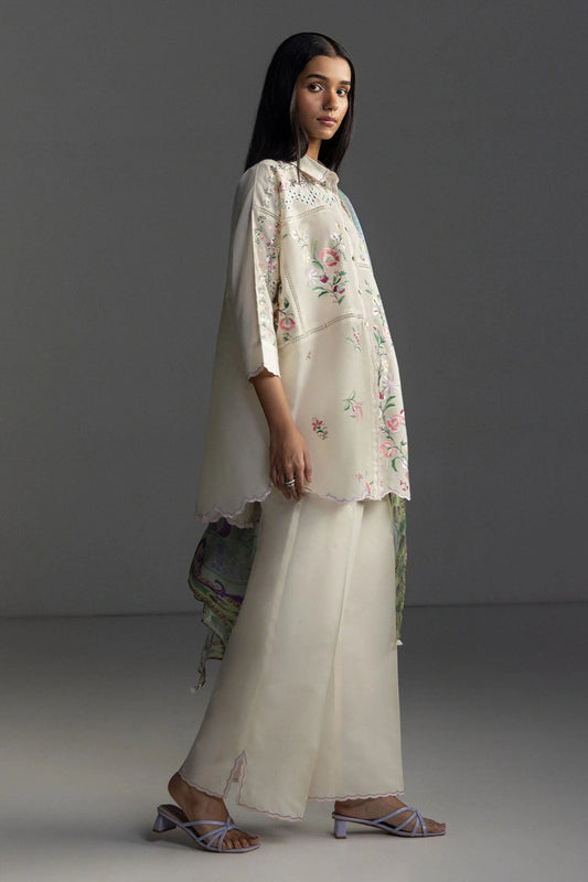 Coco By Zara Shahjahan Lawn 2026 – 3-Piece Embroidered Lawn Suit (SEREN-5A)