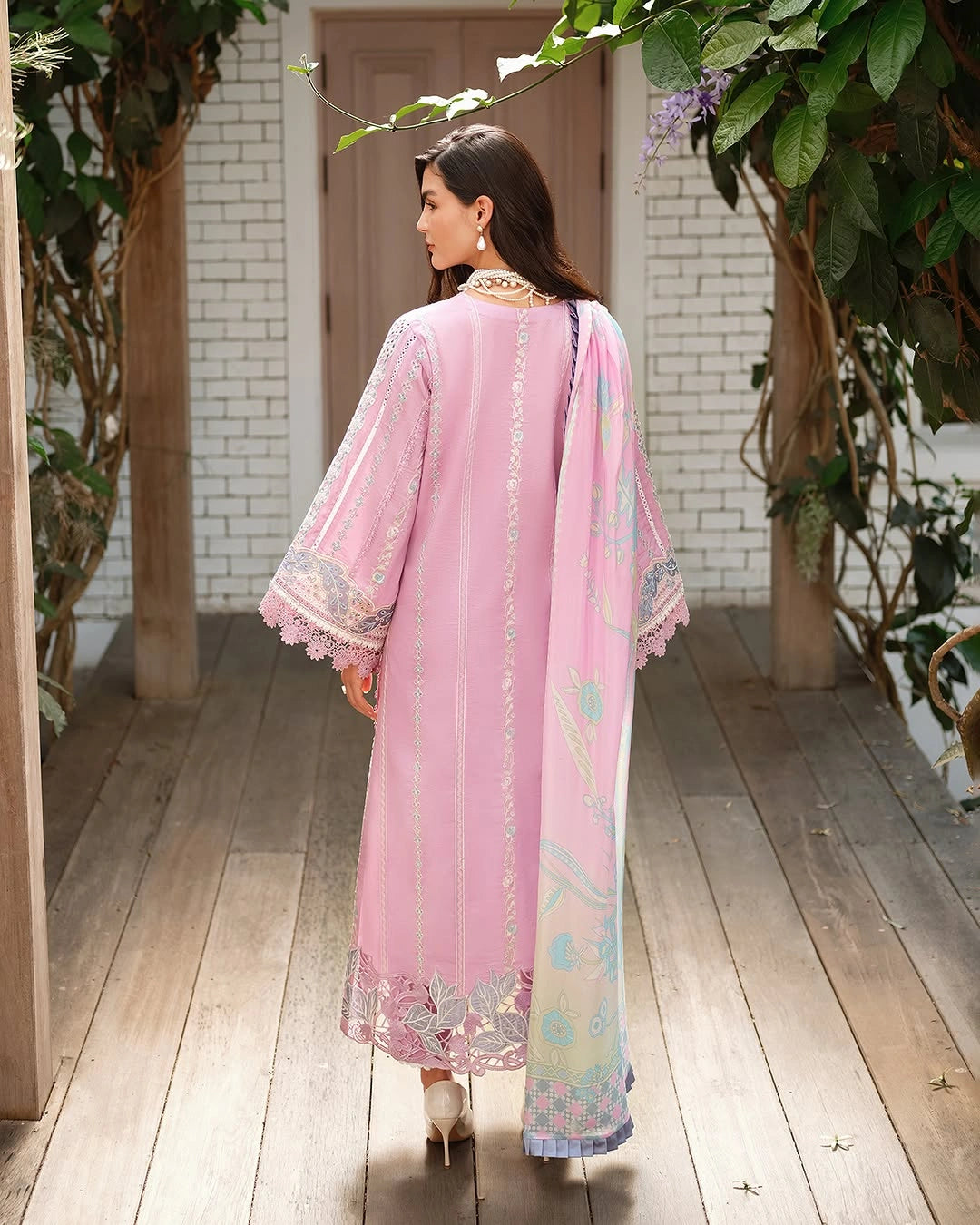 Mushq A Moi Luxury Lawn ’26 | Embroidered 3-Piece Unstitched Suit (Endless Love)