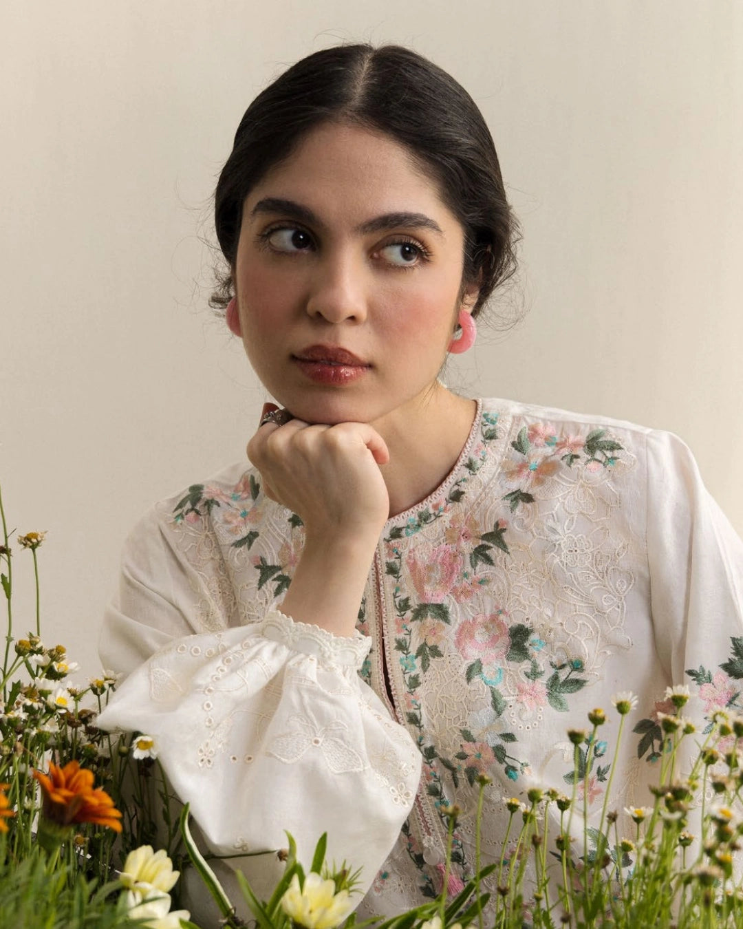 Coco By Zara Shahjahan Embroidered Lawn 3-Piece Unstitched Suit (Arlo-7A)