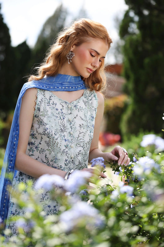 Print Kaari by Raaya – 2 Piece Unstitched Printed & Embroidered Lawn Suit (AURELIA)