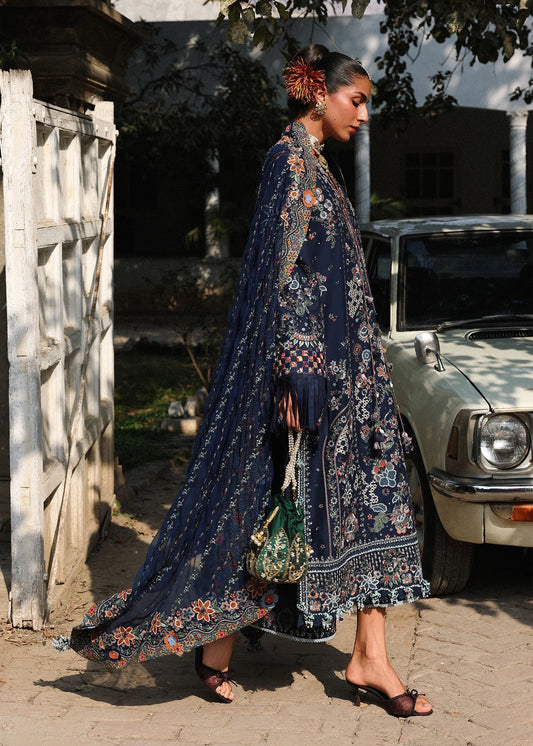 Hussain Rehar Luxury Lawn by Amalfi – 3 Piece Unstitched Suit