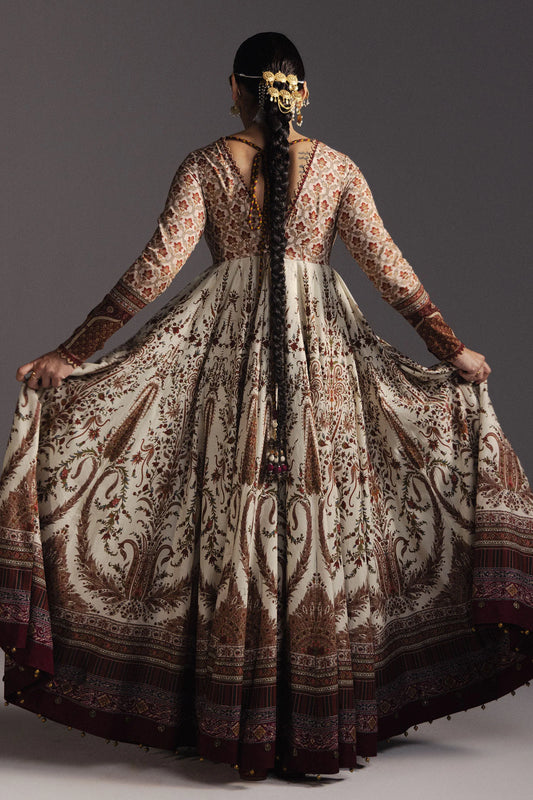 Anarkali by Zara Shahjahan Unstitched Digital Printed Pima Lawn Suit (Shahkar-D3)