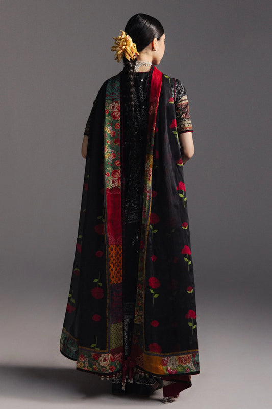 Anarkali by Zara Shahjahan Unstitched Digital Printed Pima Lawn Suit (Surkh Bahaar-D1)