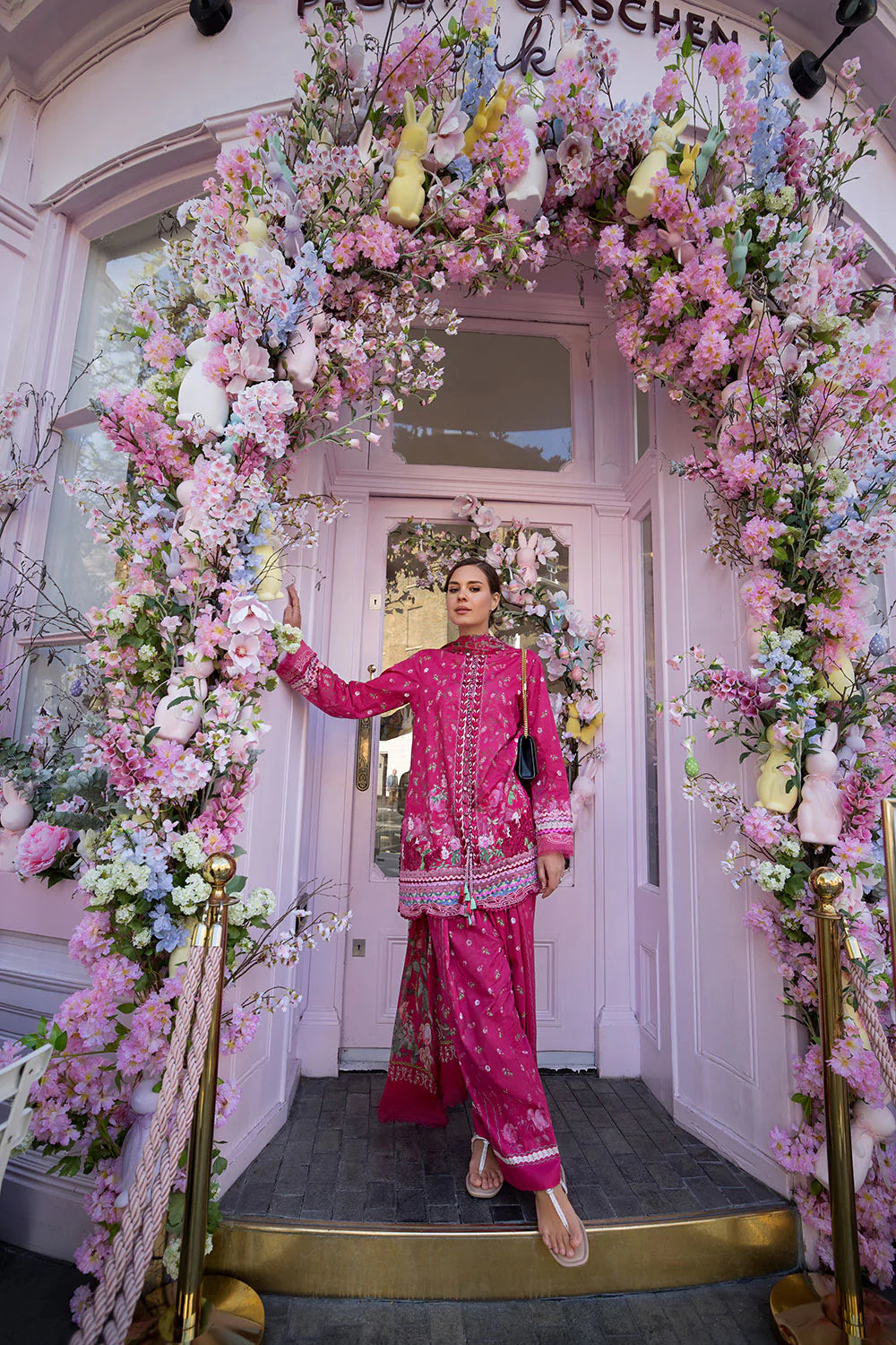 Sobia Nazir Printed Lawn 3 Piece Unstitched Suit with Chiffon Dupatta (SNP26-4A)