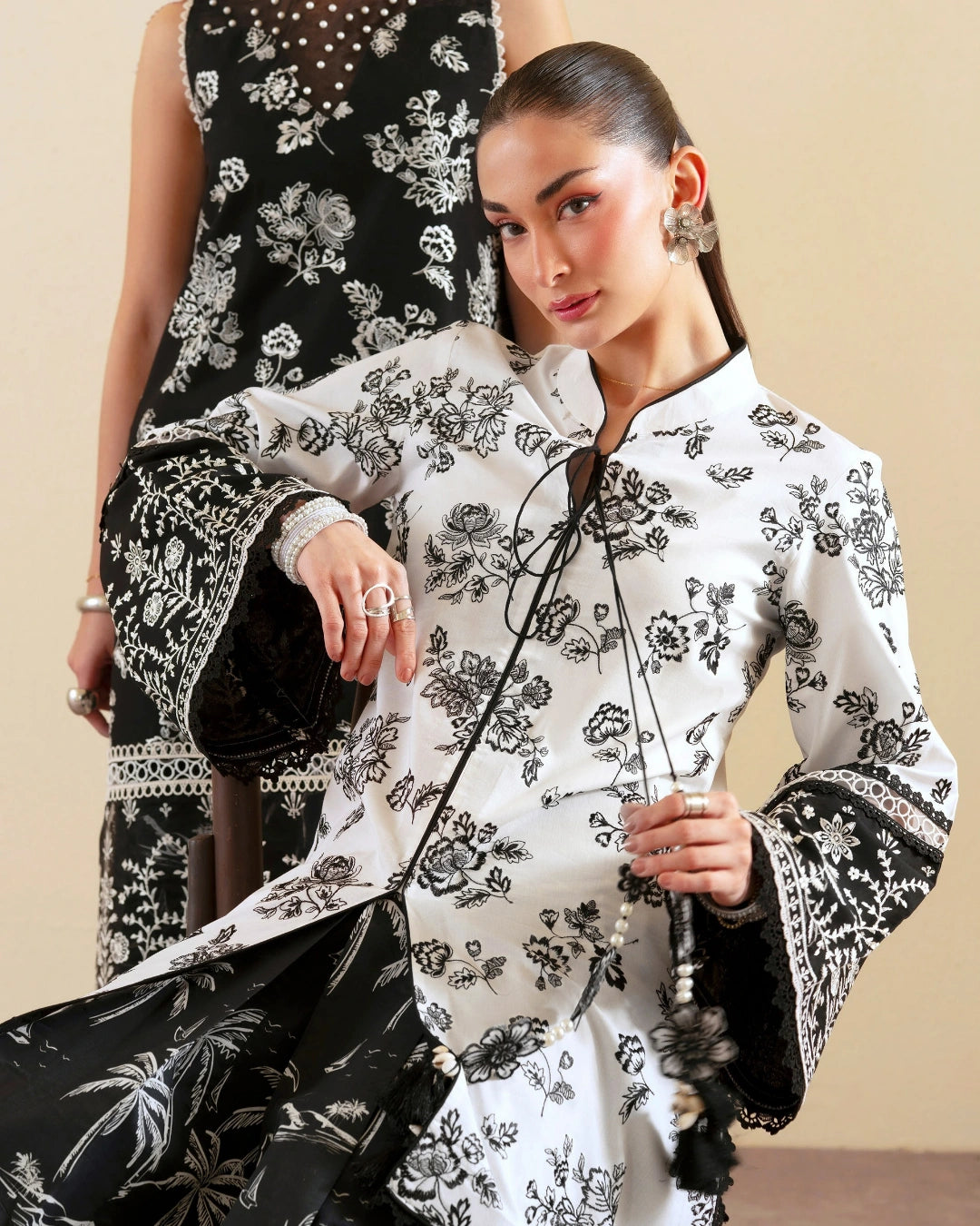 Ember lawn 26 by mahnur stitched (EM-005)