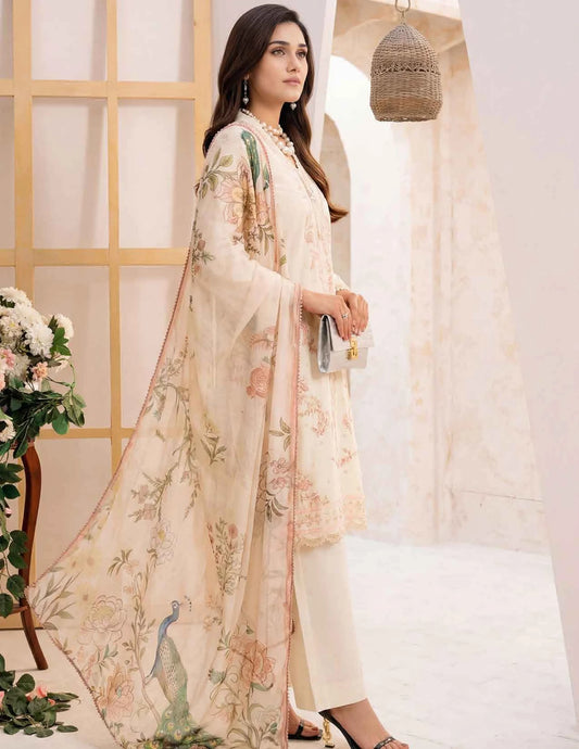 AMAL Spring Pret by Allys – 3PC Stitched Embroidered Suit | Spring Collection 2026
