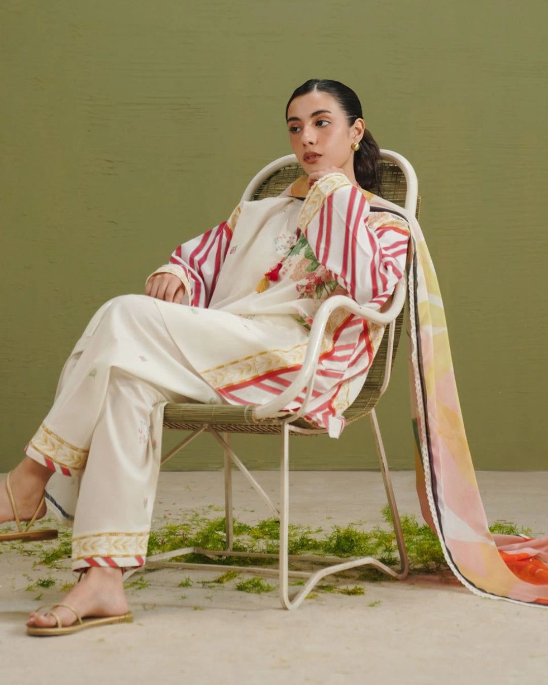 Coco By Zara Shahjahan 3-Piece Embroidered Lawn Suit (ZEYA-1A)